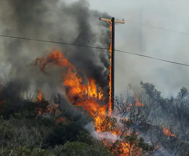 Infrastructure Failures Spark Wildfires