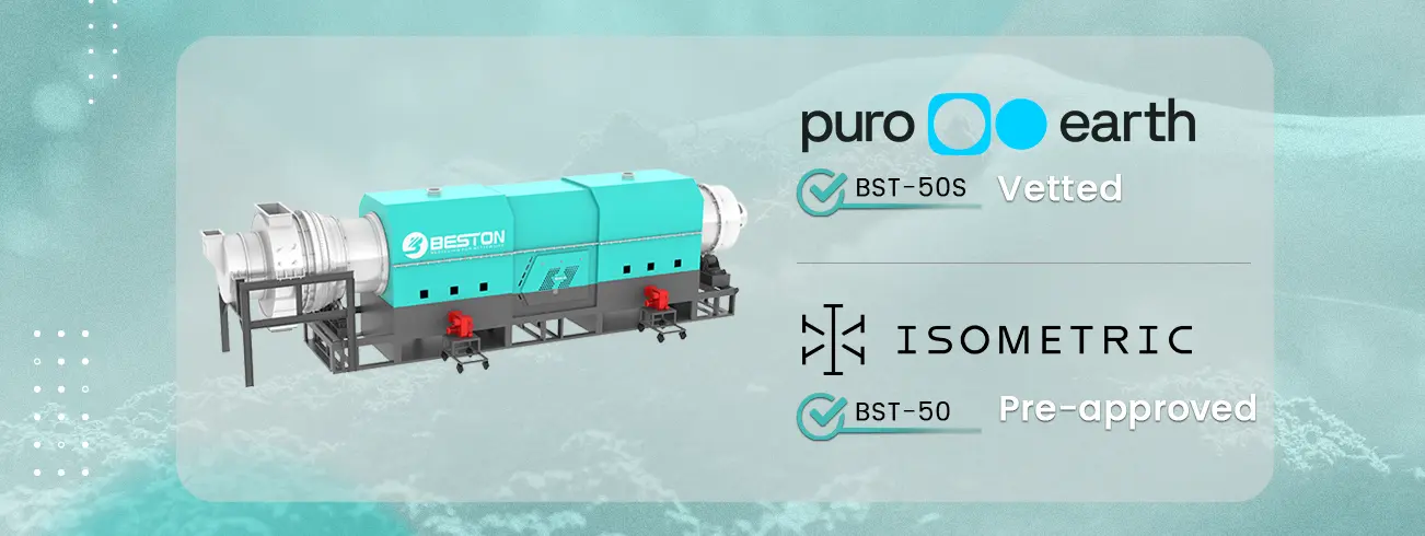 Isometric&Puro.earth- Lò phản ứng sinh học than hoạt tính đã được kiểm định, sẵn sàng bán