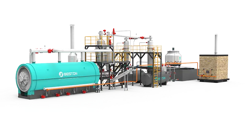 BLJ-20 Pyrolysis Plant in Indonesia for Sale