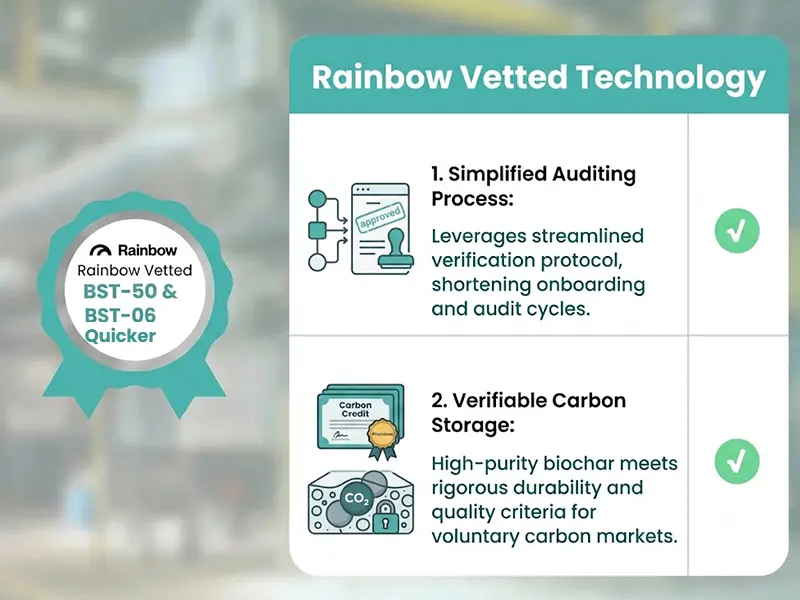 BST-50 & BST-06 Quicker Wood Charcoal Machine Has Vetted by Rainbow