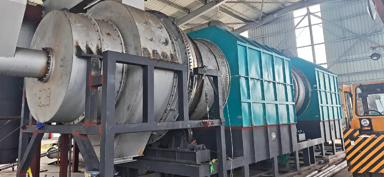 BST-50 Biochar Pyrolysis Plant in Asia