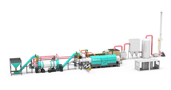 BST-50 Jute Stick Charcoal Making Machine