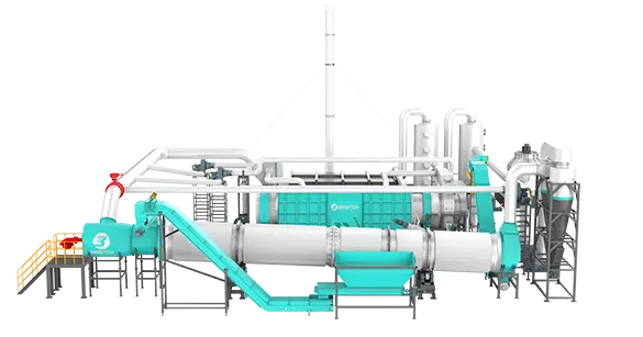 BST-50 Palm Kernel Shell Charcoal Machine for Sale