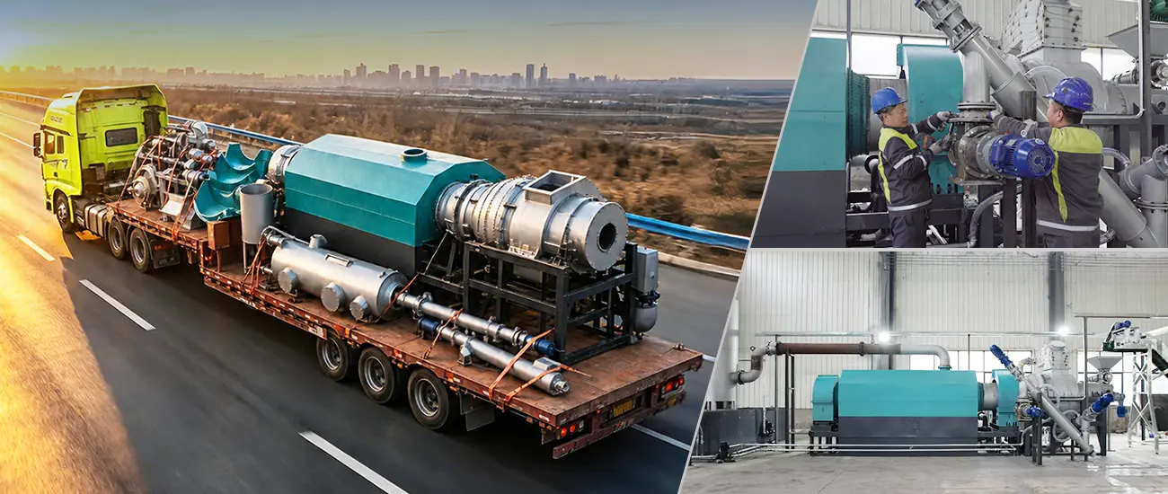 Beston Group Mobile Biochar Machine