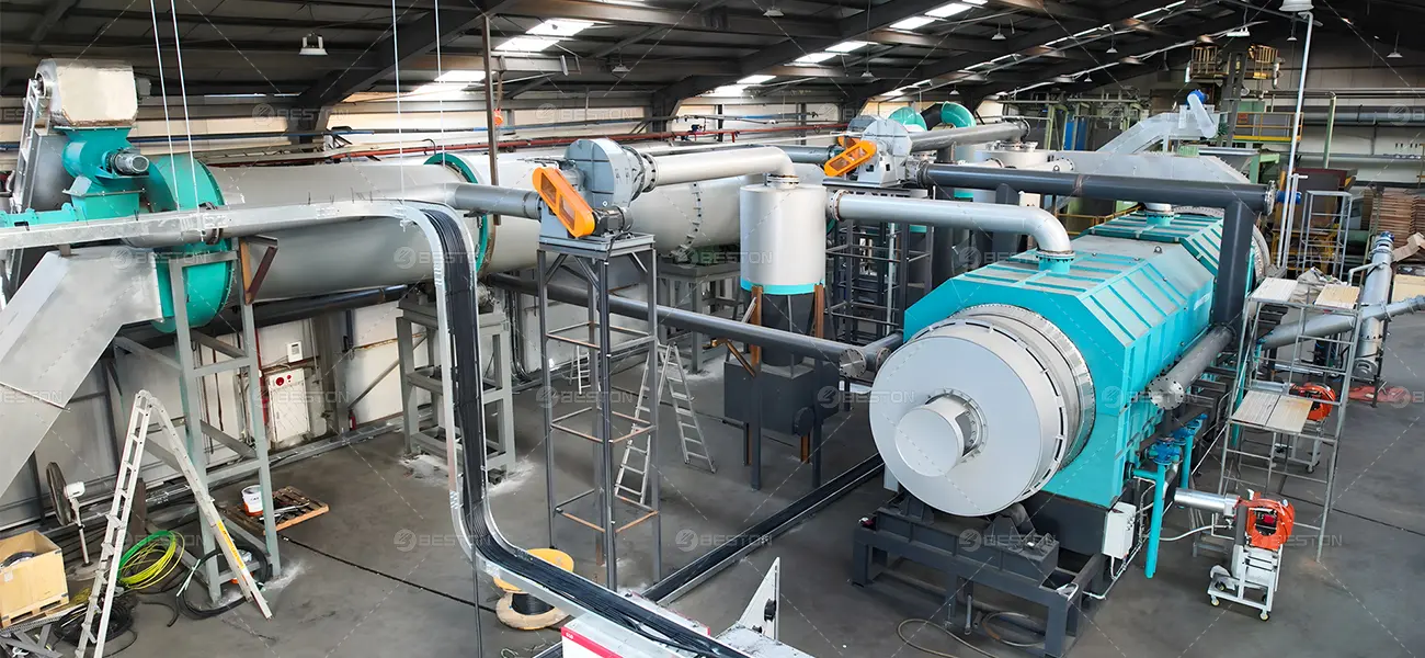 Beston Sewage Sludge Treatment Plant On‑site View