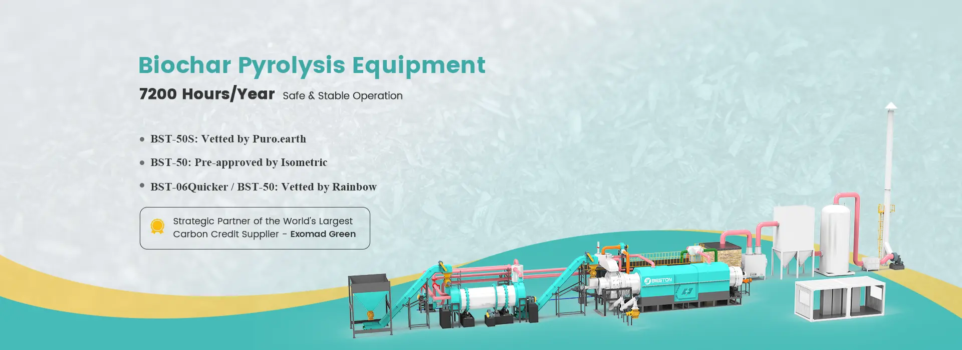 Biochar Pyrolysis Equipment banner
