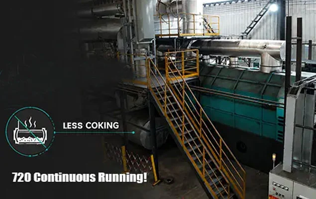 Blackgold P30 Plastic Pyrolysis Plant Coking Mitigation