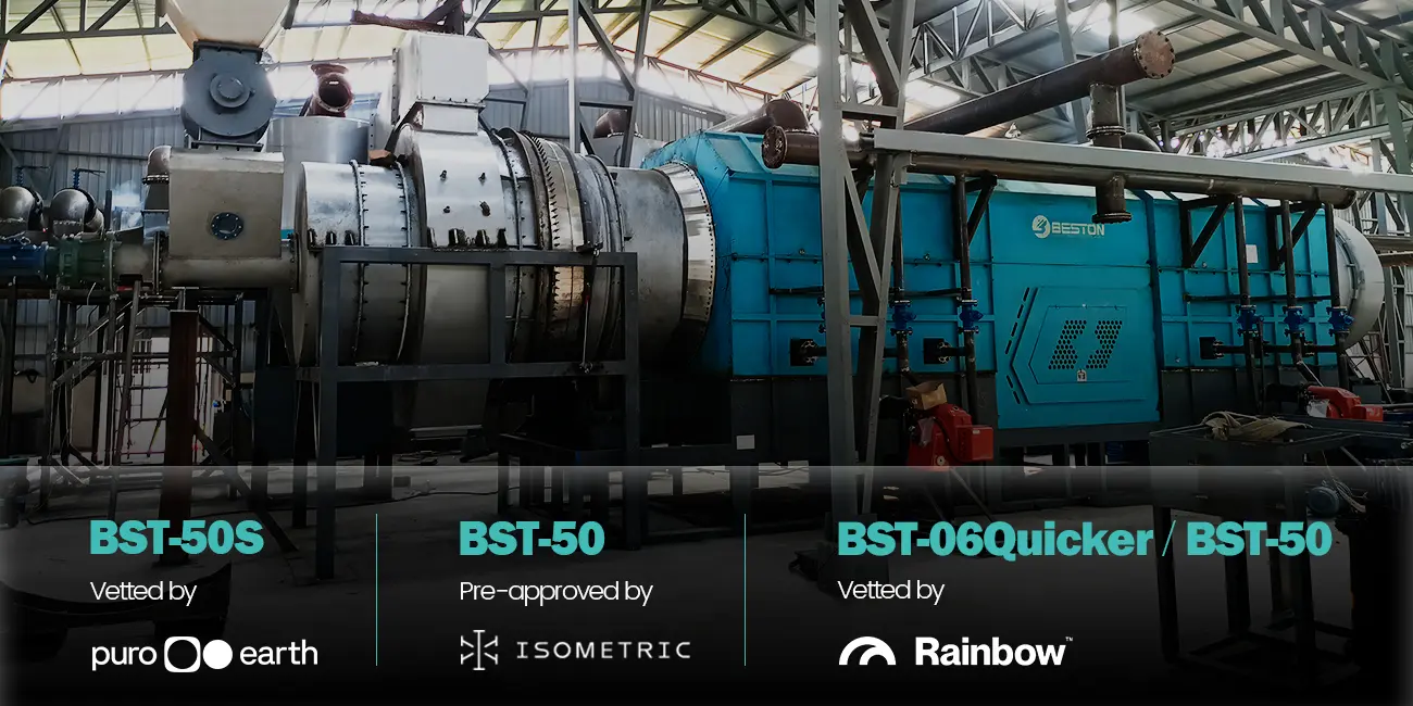 Puro.earth-Isometric-Rainbow Endorsed Biochar Pyrolysis Machine