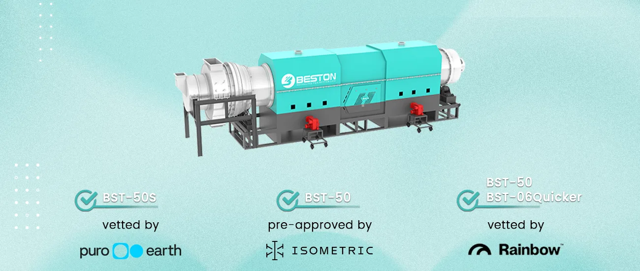 Puro.earth Isometric Rainbow Vetted Biochar Reactor for Sale