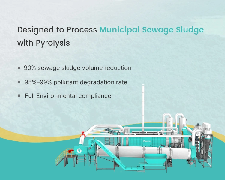 Sewage Sludge Treatment Plant Banner amp