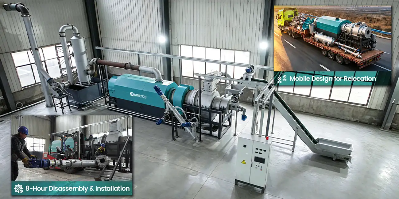 BST-06Quicker Sawdust Charcoal Making Machine