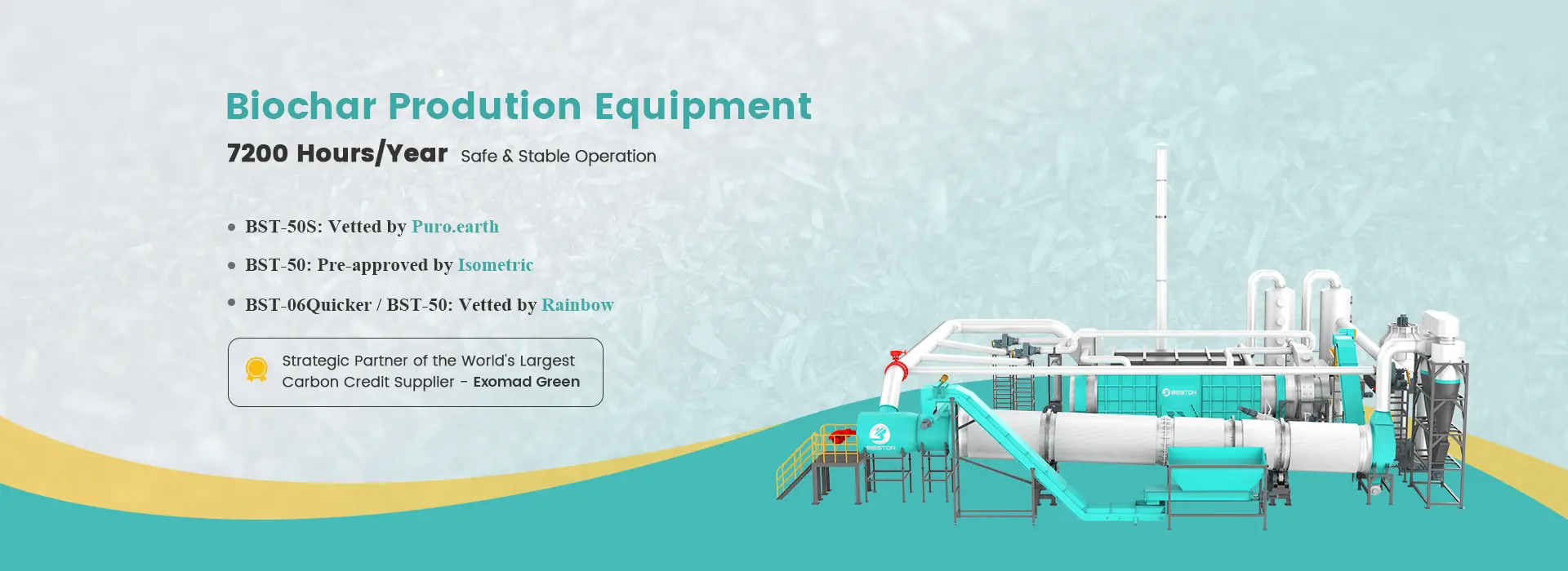 Biochar Production Equipment banner