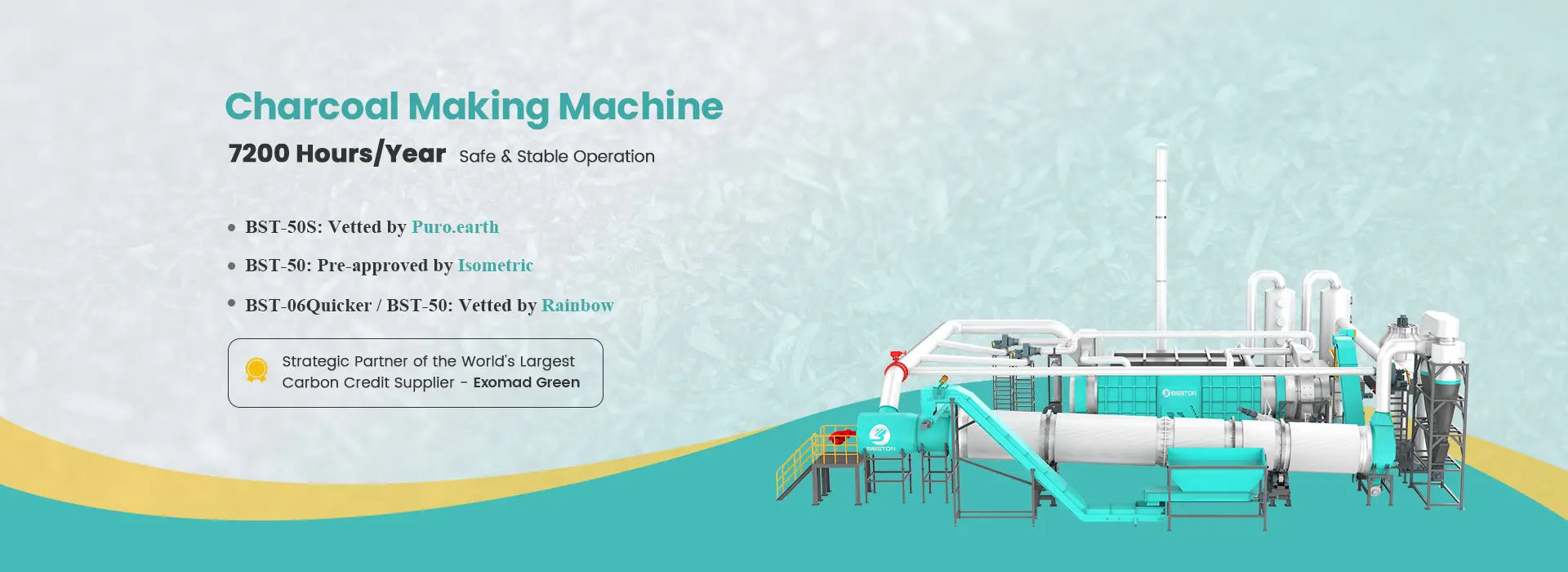 Charcoal Making Machine Banner