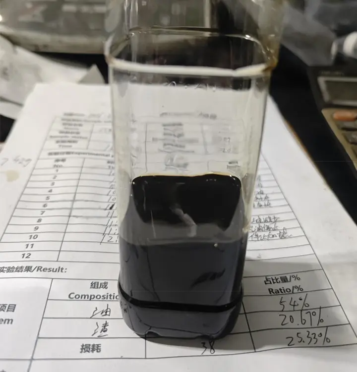 Plastic oil from catalytic pyrolysis of automotive plastics
