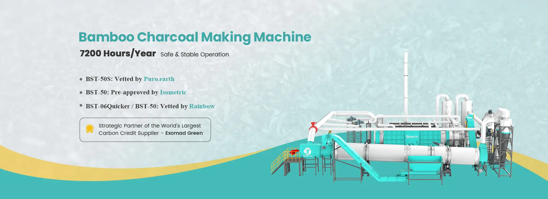Bamboo Charcoal Making Machine Banner