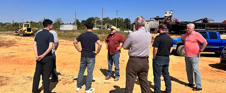 Beston Group Surveys the Planned Biochar Production Site in Alabama