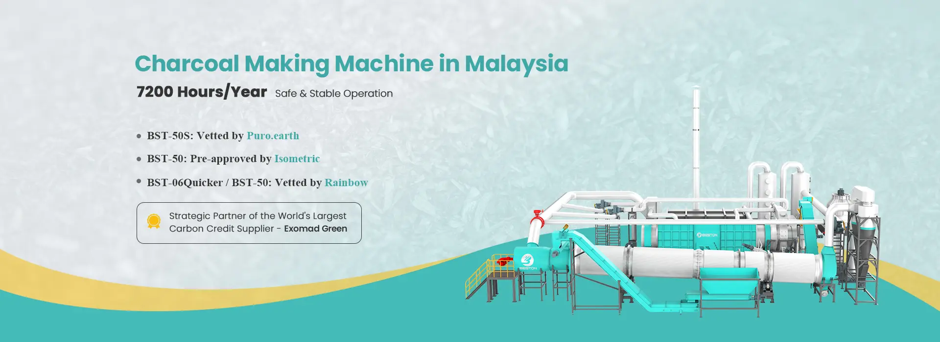 Charcoal Making Machine in Malaysia Banner PC