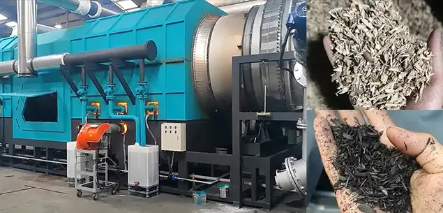 Eucalyptus Sawdust to Charcoal Project in Asia