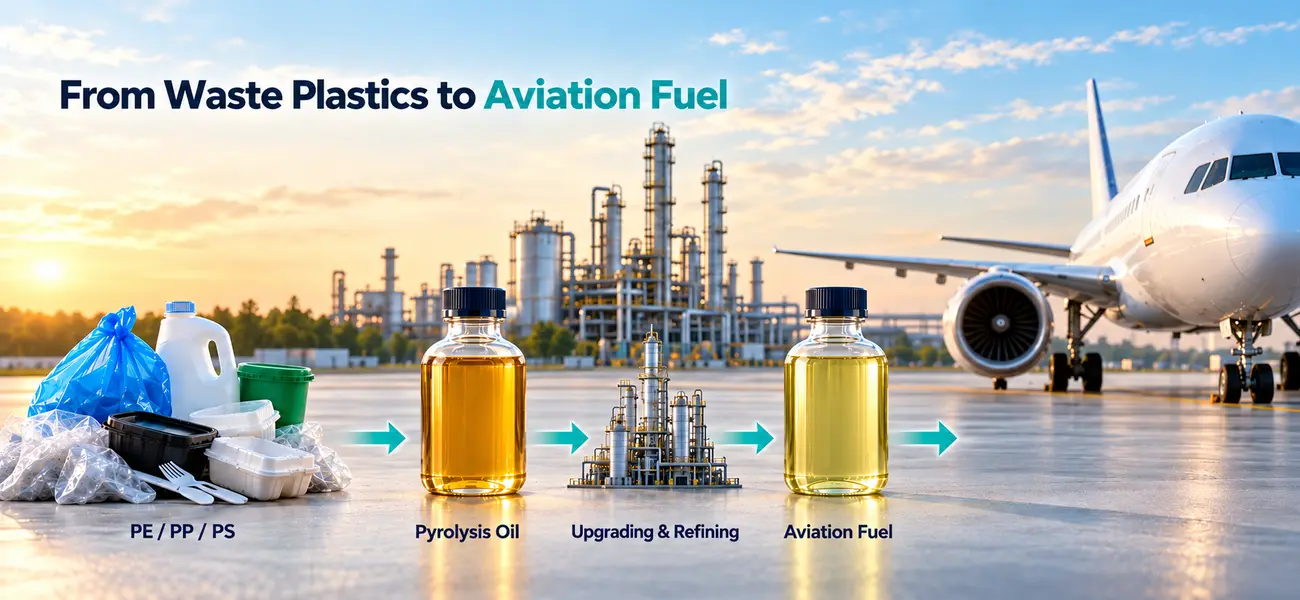 From Waste Plastics to Sustainable Aviation Fuel