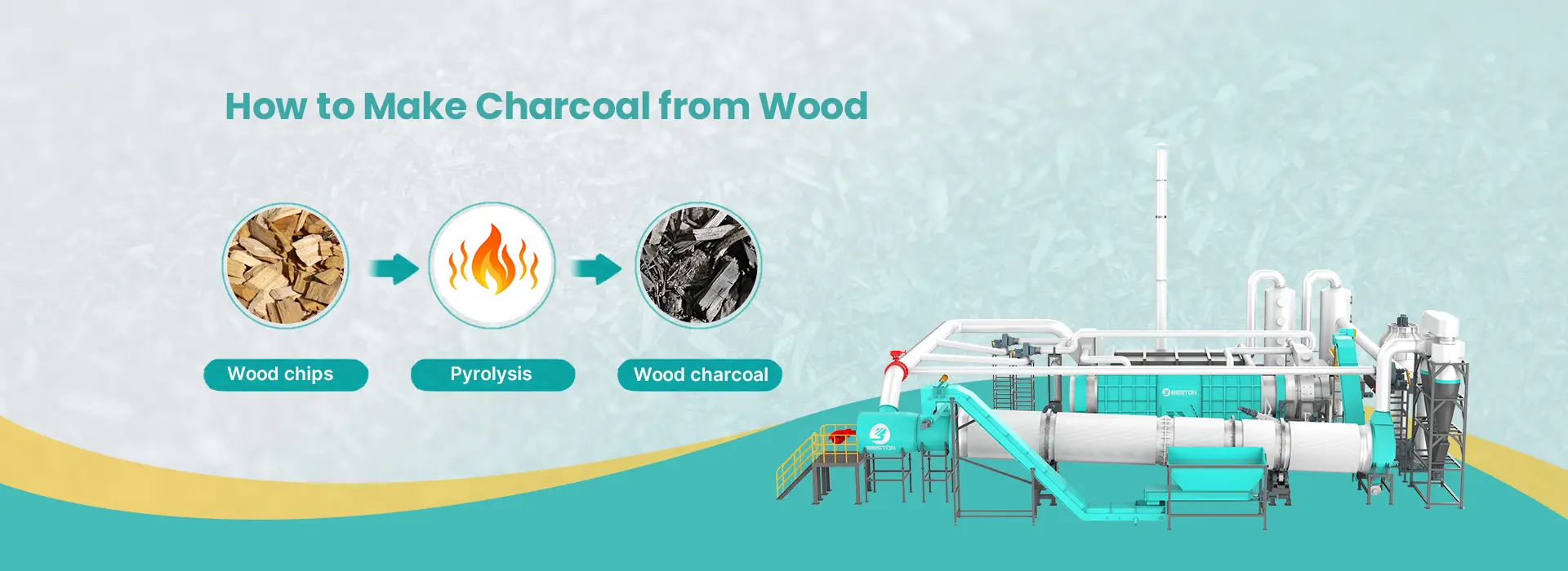 How to Make Charcoal from Wood Banner