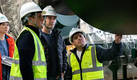 Bolivia-Client-Inspects-Equipment-Condition